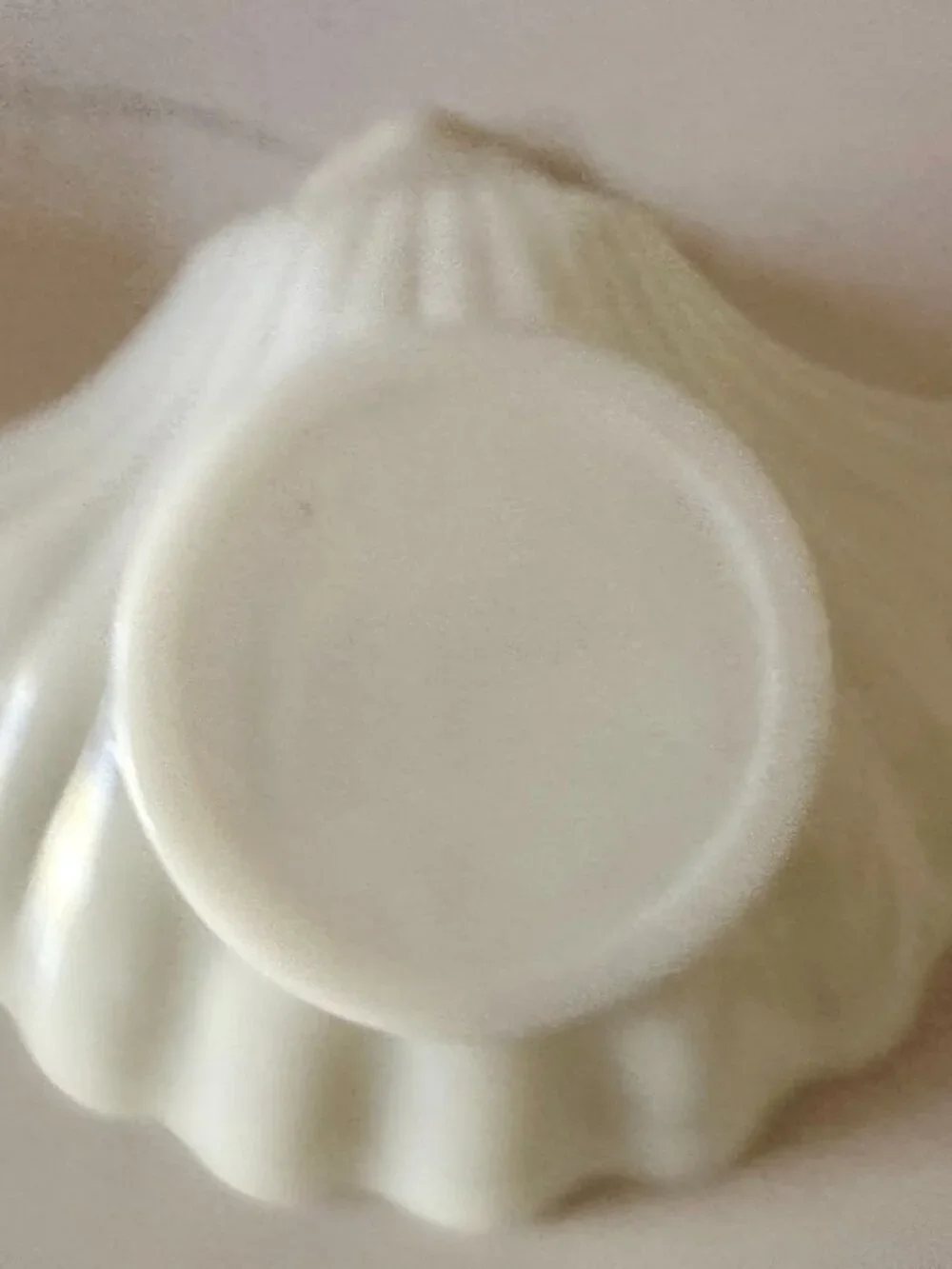 Vintage Milk Glass Shell Dishes Set of 4 | Coastal Decor | Scallop Candy Nut Tri